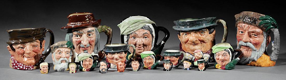 20 Royal Doulton English Literature Toby Jugs (1 of 2)