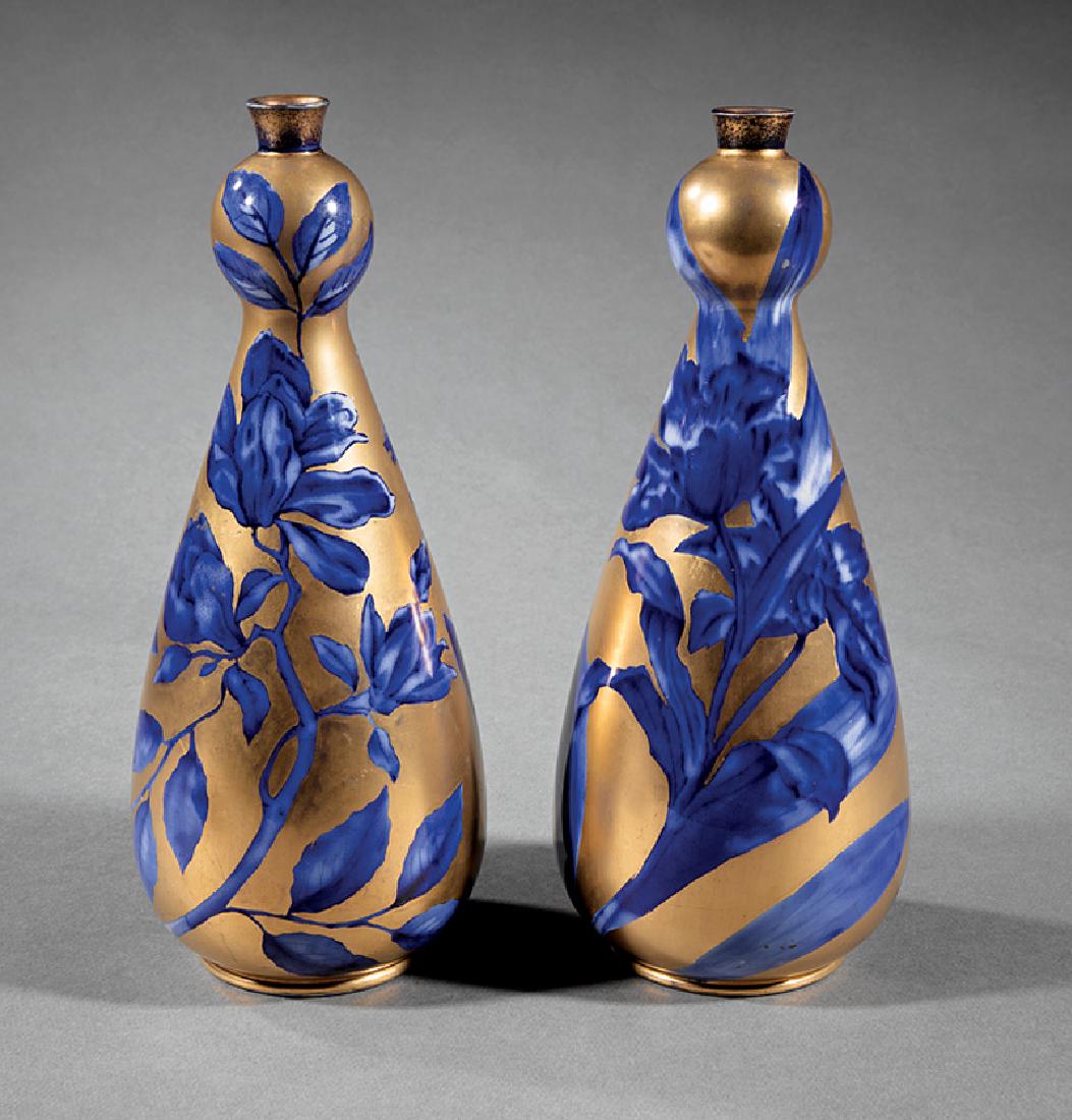 Pair of Thomas Forester & Sons Art Pottery Vases (1 of 3)