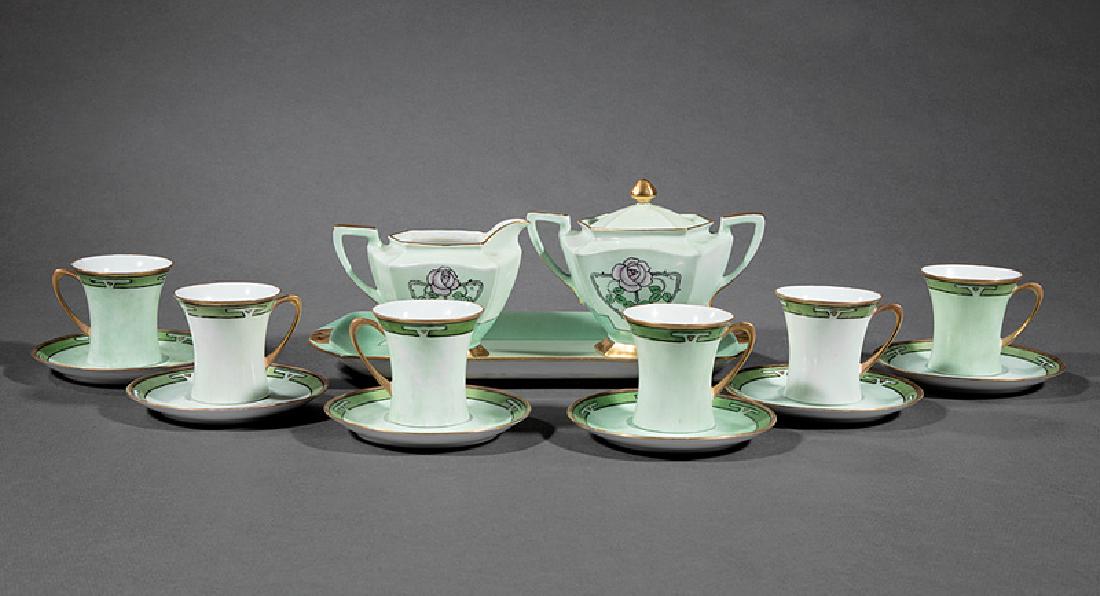 Assembled Art Deco Coffee Service (1 of 3)
