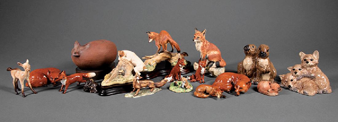 Group of 17 Animal Sculptures (1 of 6)