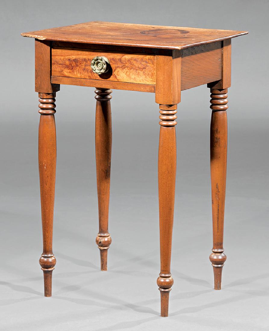 American Federal Maple and Walnut Stand (1 of 2)