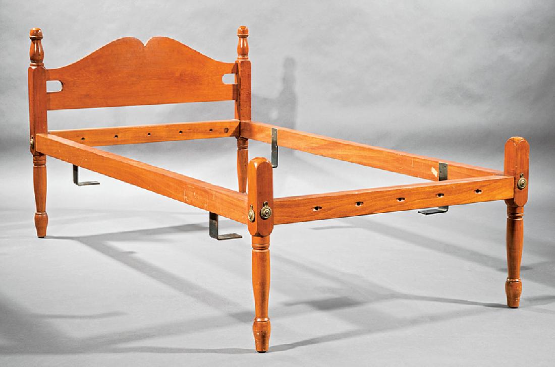 2 American Federal-Style Carved Maple Single Beds (1 of 1)