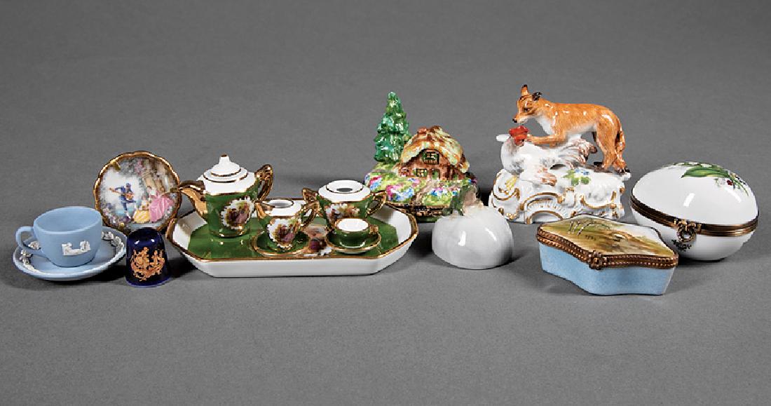 Group of English & Continental Porcelain Objects (1 of 2)