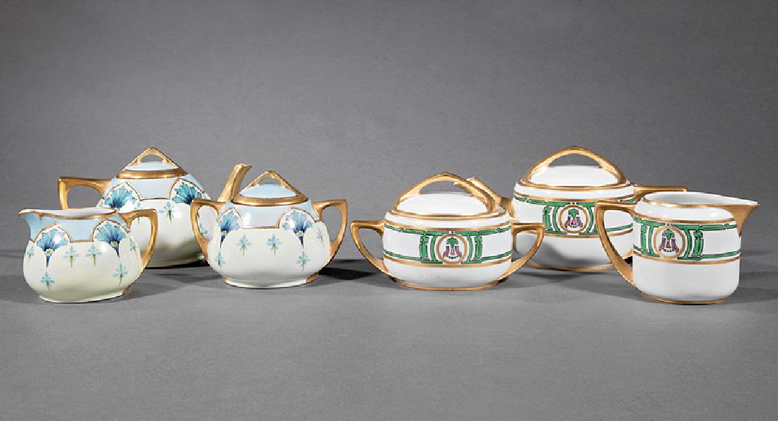2 Art Nouveau Porcelain Tea Sets (1 of 2)