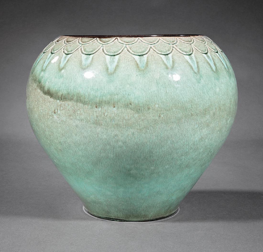 Large Royal Haeger Glazed Pottery Vase (1 of 2)