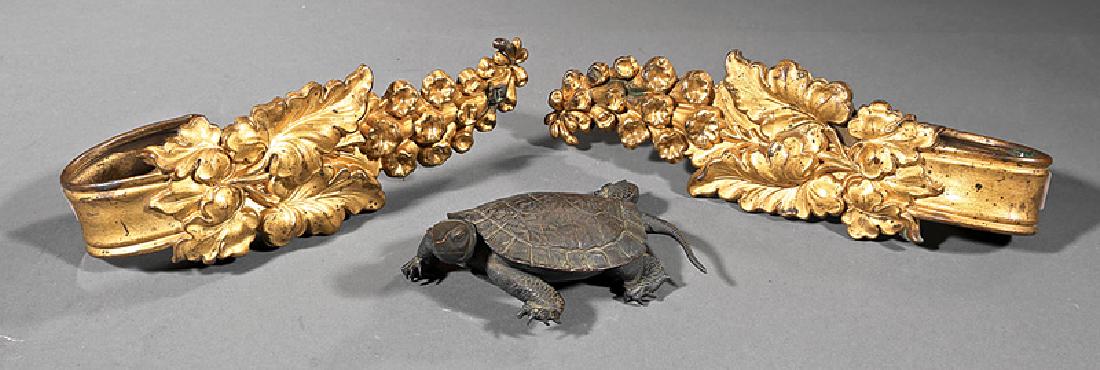 Continental Patinated Bronze Figure of a Turtle (1 of 1)