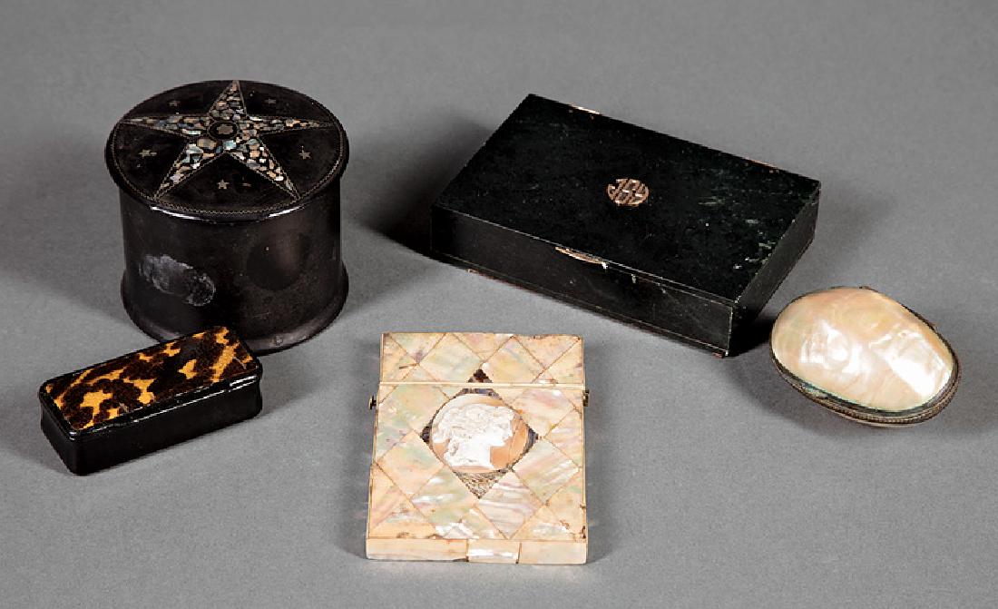 Group of Four Antique and Vintage Boxes (1 of 3)