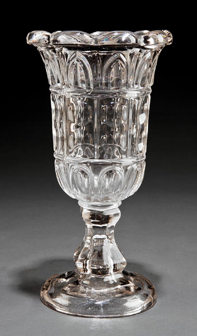 Antique American Pressed Glass Celery Vase (1 of 1)