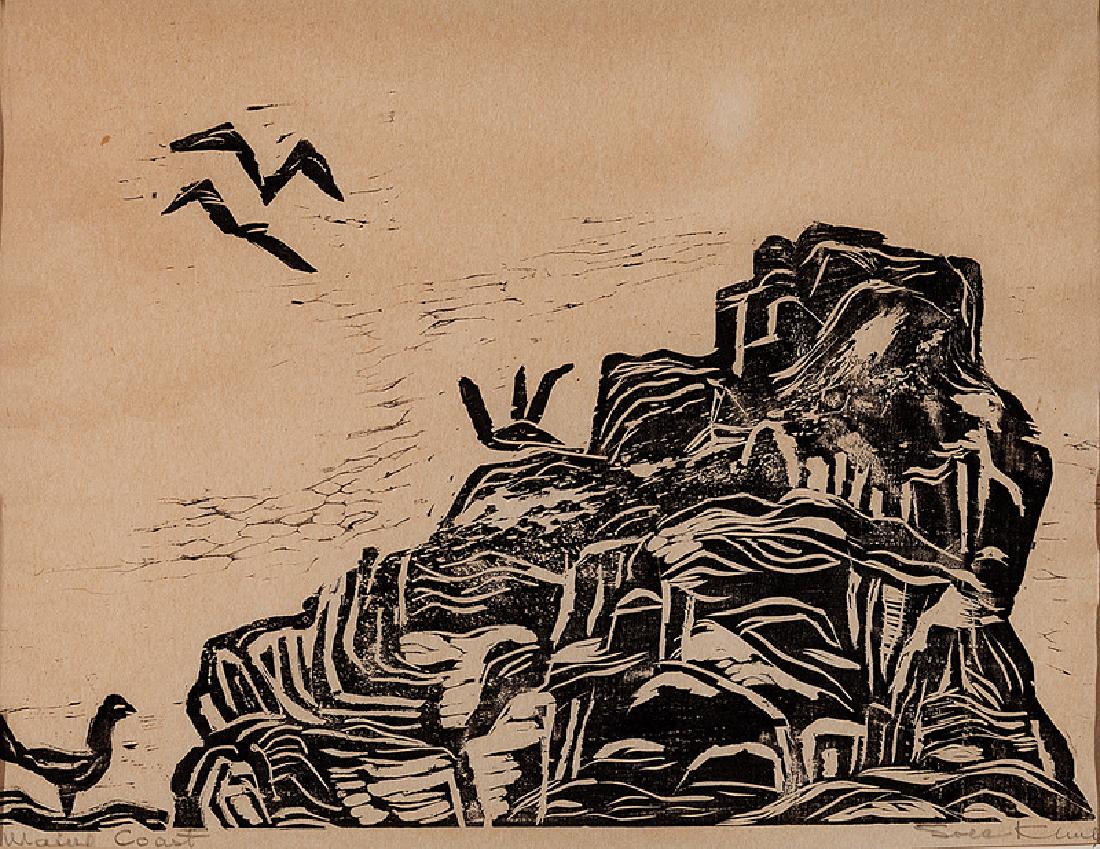 Three American School Works on Paper (1 of 5)