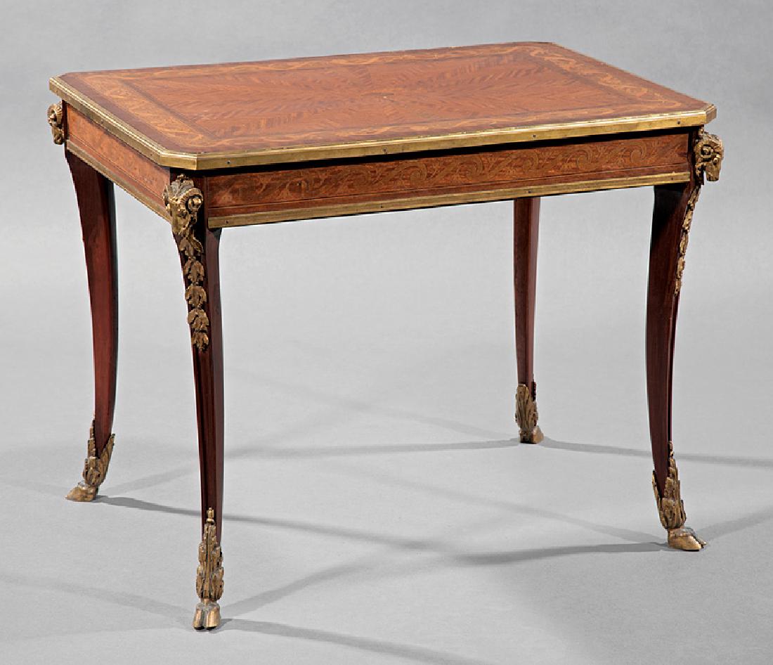 Neoclassical-Style Kingwood Side Table (1 of 2)