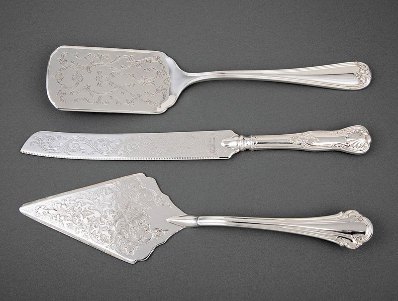 Group of Contemporary Silverplate Serving Pieces (1 of 1)