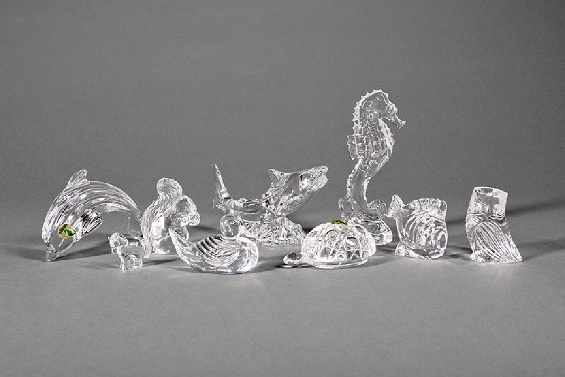 Group of Eight Waterford Crystal Figures (1 of 1)