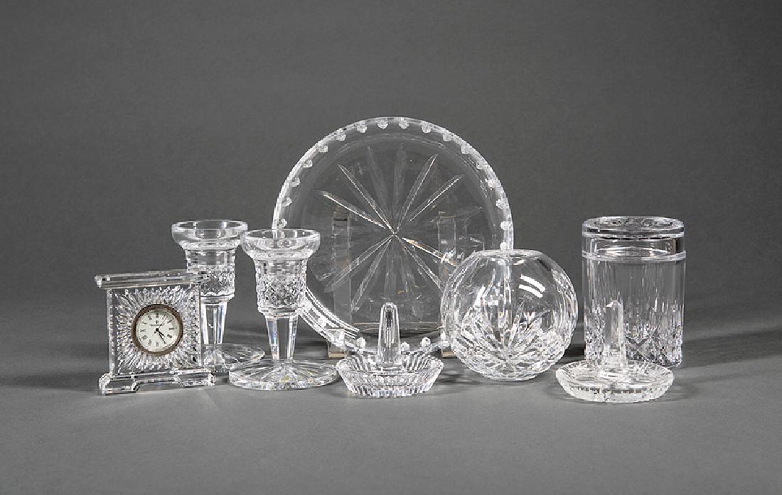 Group of Eight Crystal and Glass Items (1 of 1)
