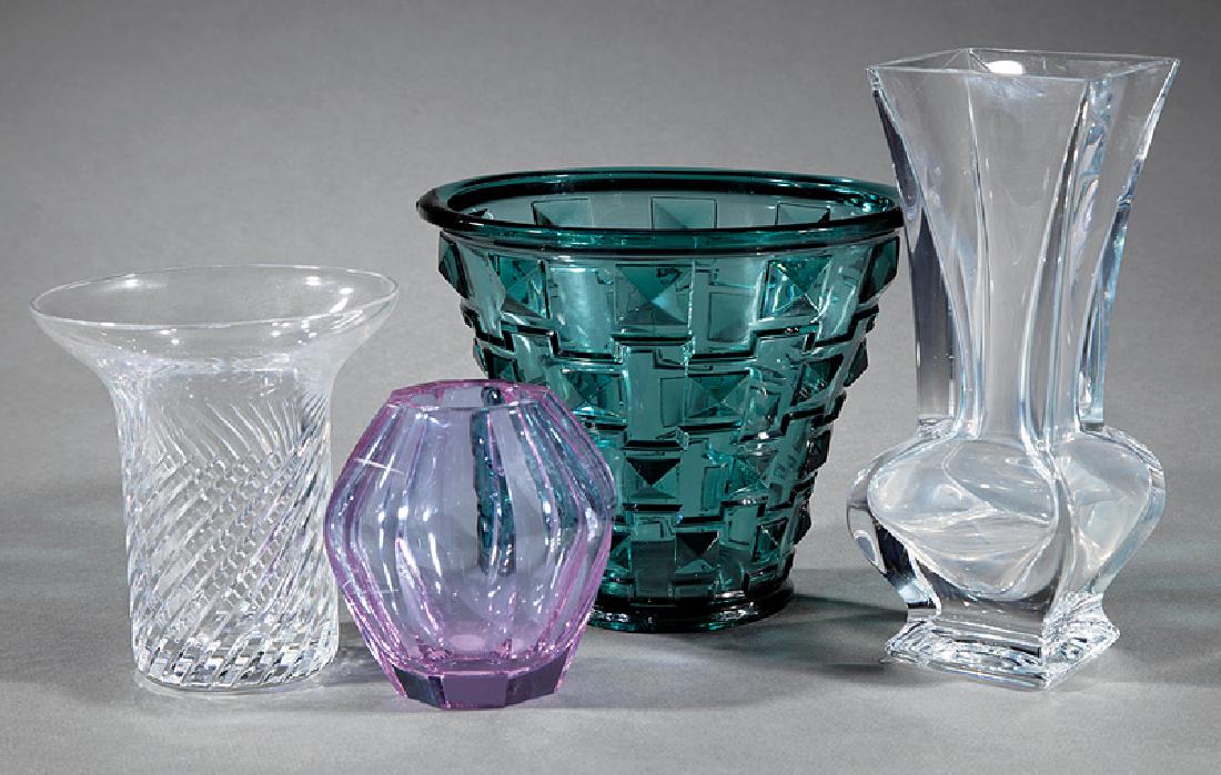 Three Continental Art Glass Vases (1 of 5)