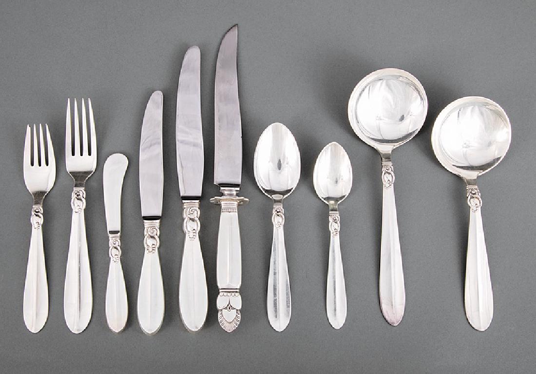 Danish Sterling Silver Flatware Service (1 of 3)