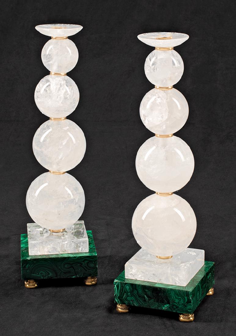 Art Moderne-Style Rock Crystal Table Lamps (1 of 7)