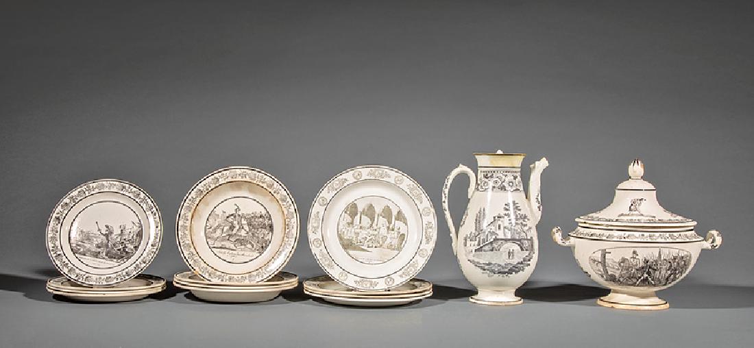 Choisy and Creil Transfer Decorated Tableware (1 of 9)