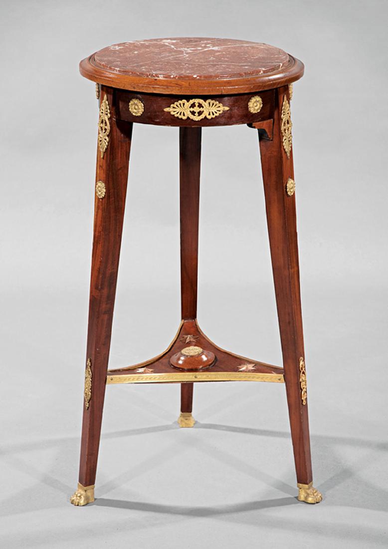 French Empire Mahogany Jardinière Stand (1 of 2)