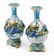 Cloisonné Enamel-Mounted, Porcelain Vases