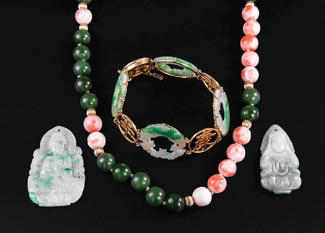 Chinese Hardstone Jewelry (1 of 7)