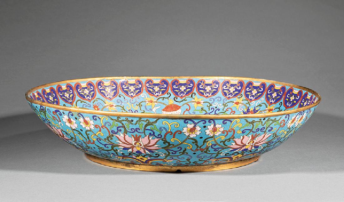 Chinese Cloisonné Enamel Charger (1 of 9)