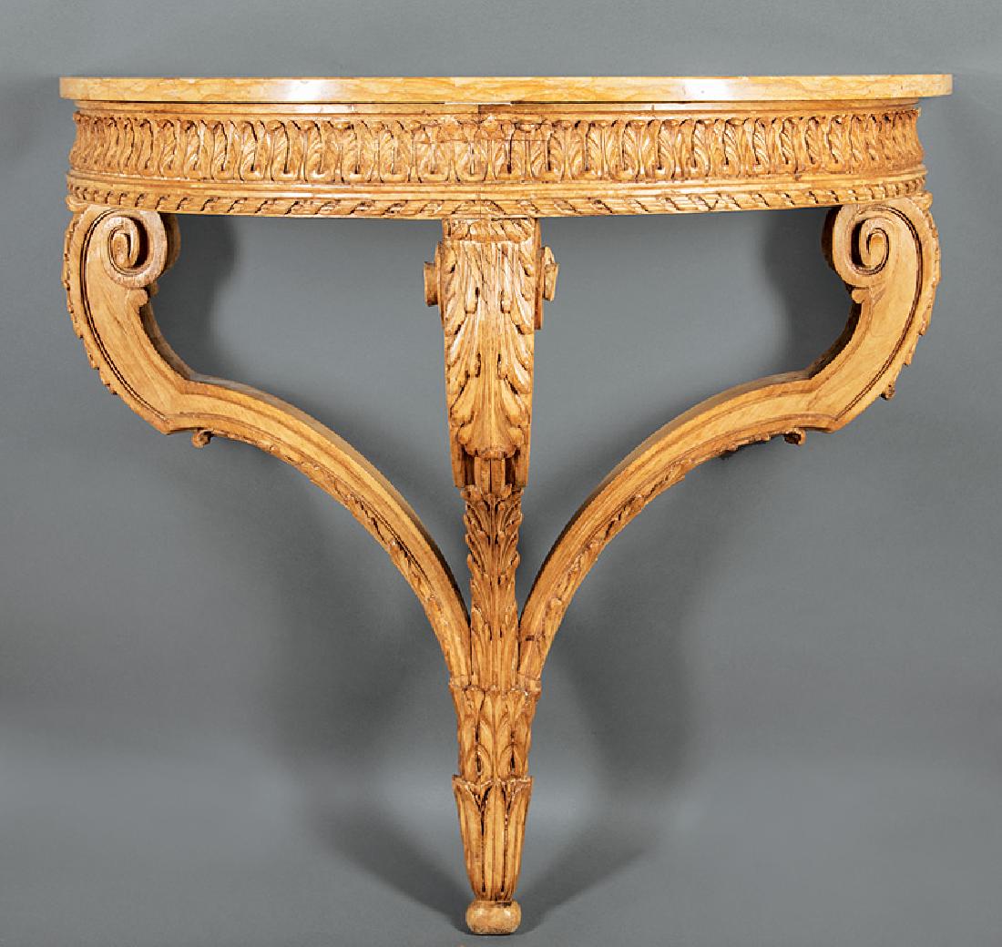 Italian Carved Fruitwood Console Table (1 of 7)