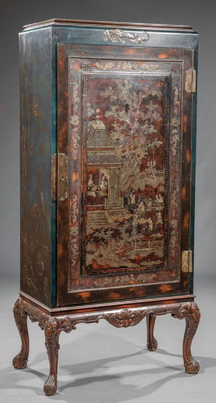 Vintage Mother Of Pearl Furniture For Antique Mother Of Pearl Inlaid Lacquer Cabinet