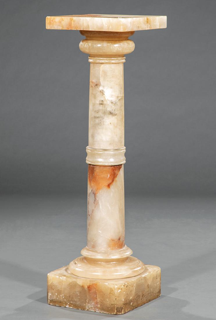 Classical-Style Onyx Pedestal (1 of 1)