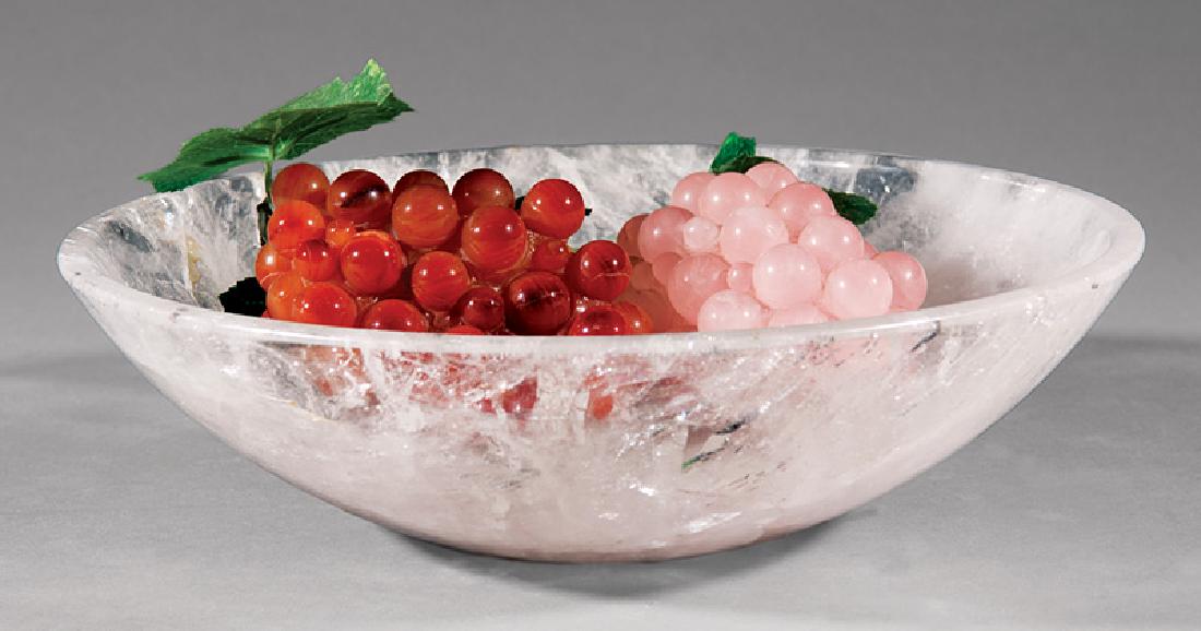 Carved Rock Crystal Bowl (1 of 3)