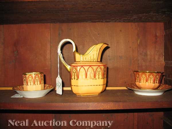 Paris Porcelain Tea Set, attrib. to Schoelcher - 5
