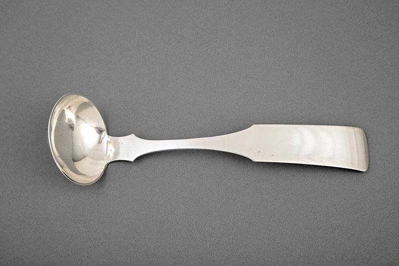 Coin Silver Gravy Ladle, J. & C. Snyder (1 of 2)