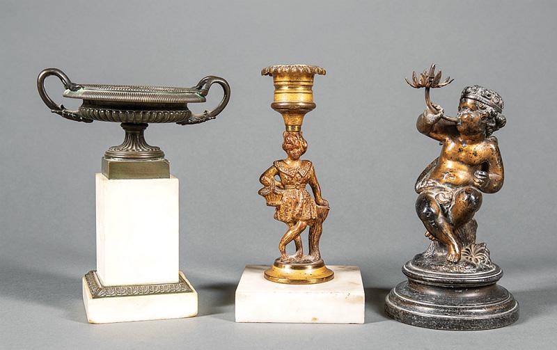 Four Decorative Bronze Items (1 of 2)