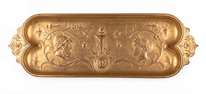 French Neoclassical Bronze Tray (1 of 1)