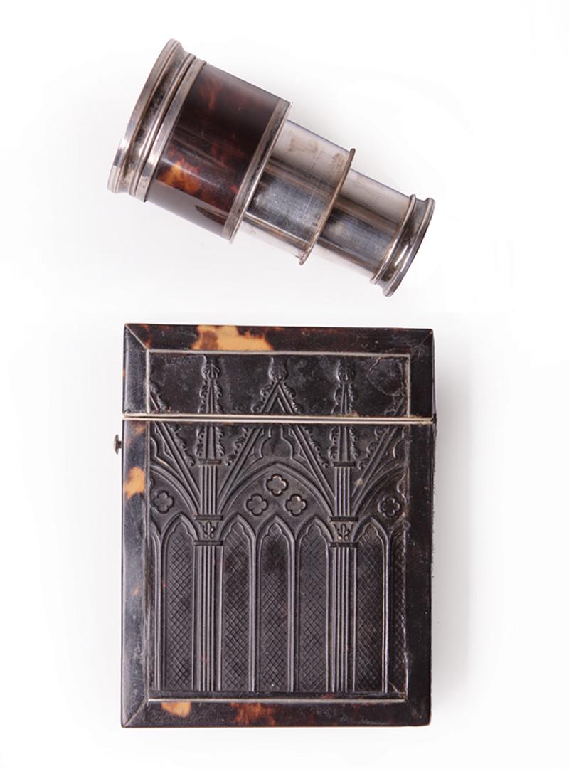 Carved Tortoiseshell Cigarette Case (1 of 1)