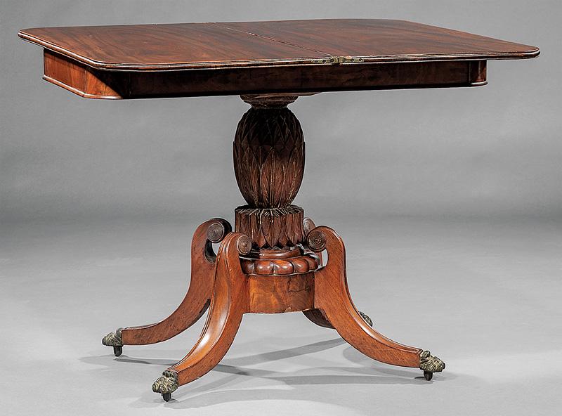 American Classical Mahogany Games Table (1 of 2)