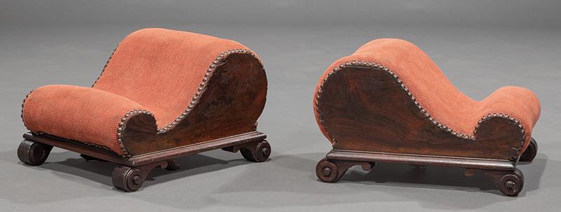 Late Classical Rosewood Footstools (1 of 7)