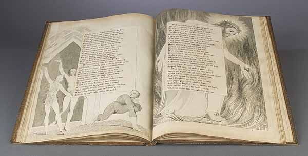 [After William Blake] Young, Edward &: [After William Blake] Young, Edward & Blake, William (illustrator) , The Complaint and the Consolation; or Night Thoughts, printed by R. Noble, London, 1797, folio, full leather with gilt lettering an