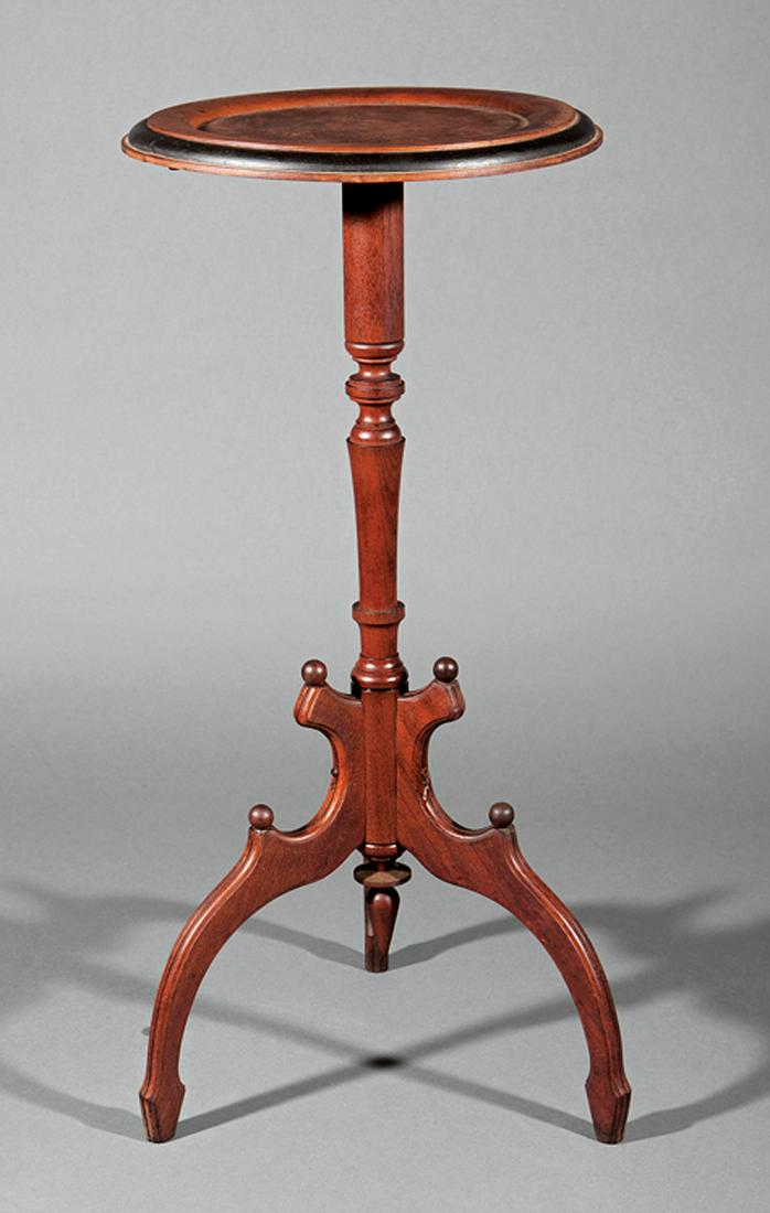 American Carved and Ebonized Walnut Stand (1 of 1)