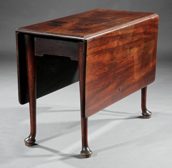 Queen Anne Walnut Drop-Leaf Table (1 of 2)