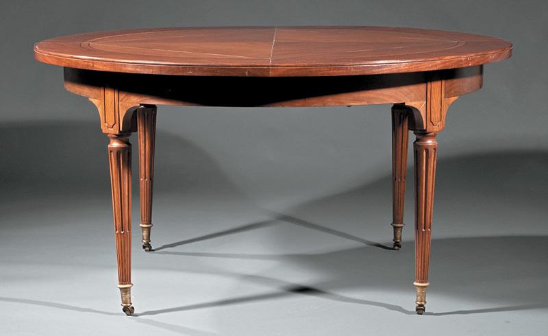 Walnut and Mahogany Inlaid Breakfast Table (1 of 9)