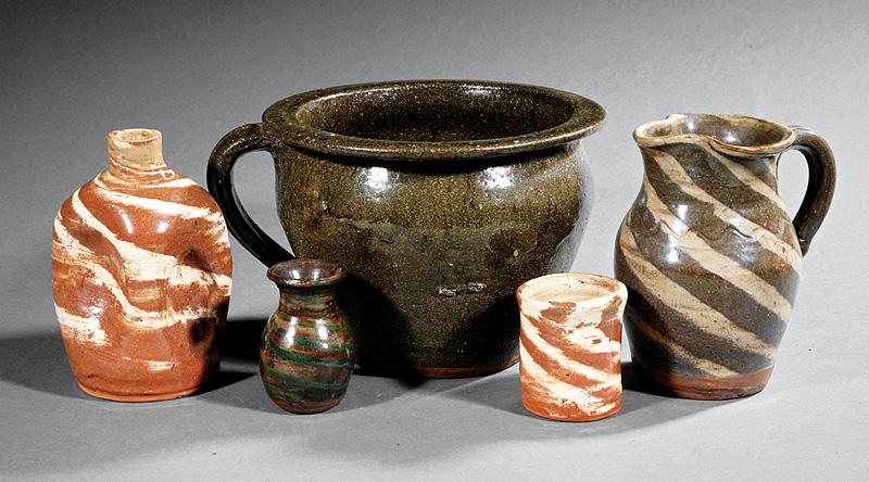 Four Burlon Craig Stoneware Vessels (1 of 6)