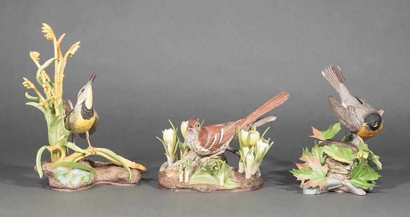 Three Boehm Porcelain Bird Groups (1 of 3)