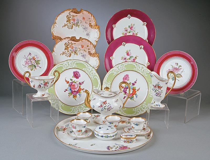 Assembled Group of French Porcelain (1 of 1)