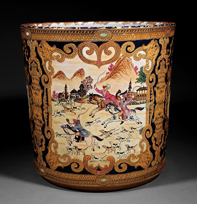 Porcelain Jardiniere (1 of 2)