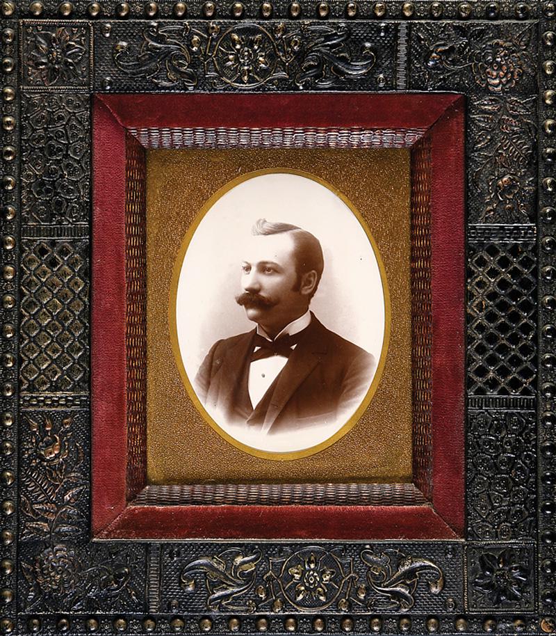 Aesthetic Movement Carved, Painted Picture Frame (1 of 1)