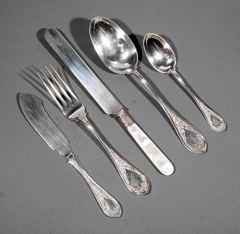 Wood & Hughes Sterling Silver Partial Service (1 of 1)