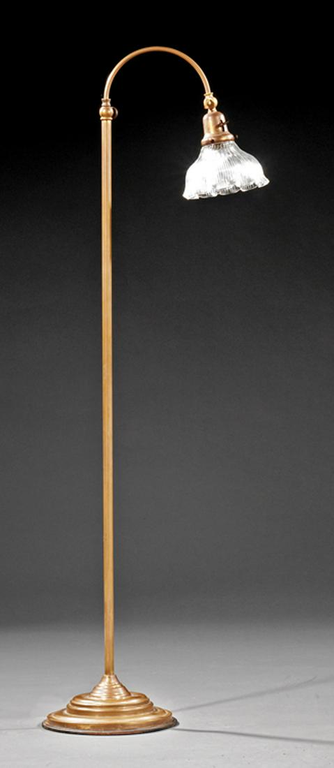 American Brass Floor Lamp (1 of 1)