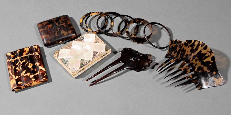 Victorian and Edwardian Tortoiseshell Items (1 of 2)