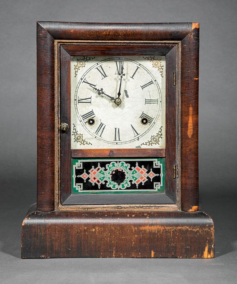 Eight-Day Mahogany Shelf Clock by Gilbert (1 of 2)