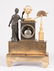 Gilt and Patinated Bronze Mantel Clock - 3
